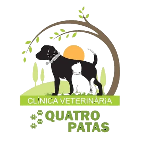 Logo da Clínica Veterinária Quatro Patas, de São Carlos